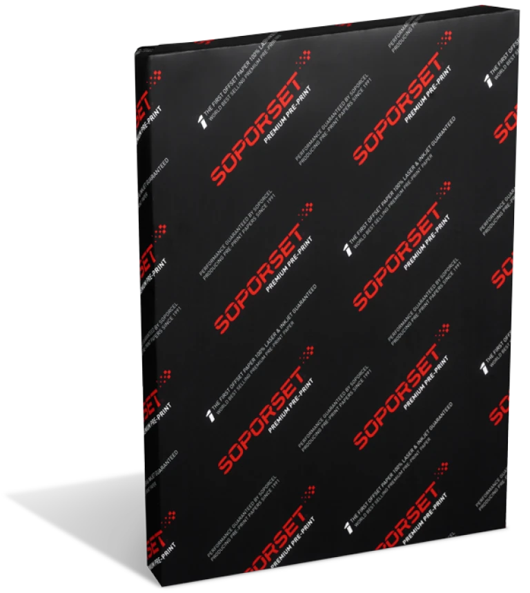 product offset black paper